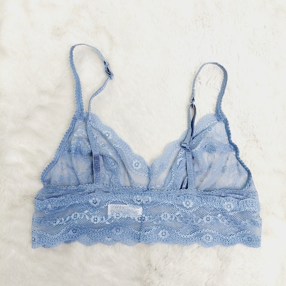 Honeydew Purple & Blue Floral Lace Strappy Bralette 2 Bra Bundle 2299 - Picture 8 of 11